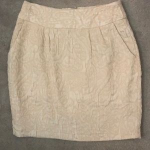 Cream mini skirt from South Moon Under.